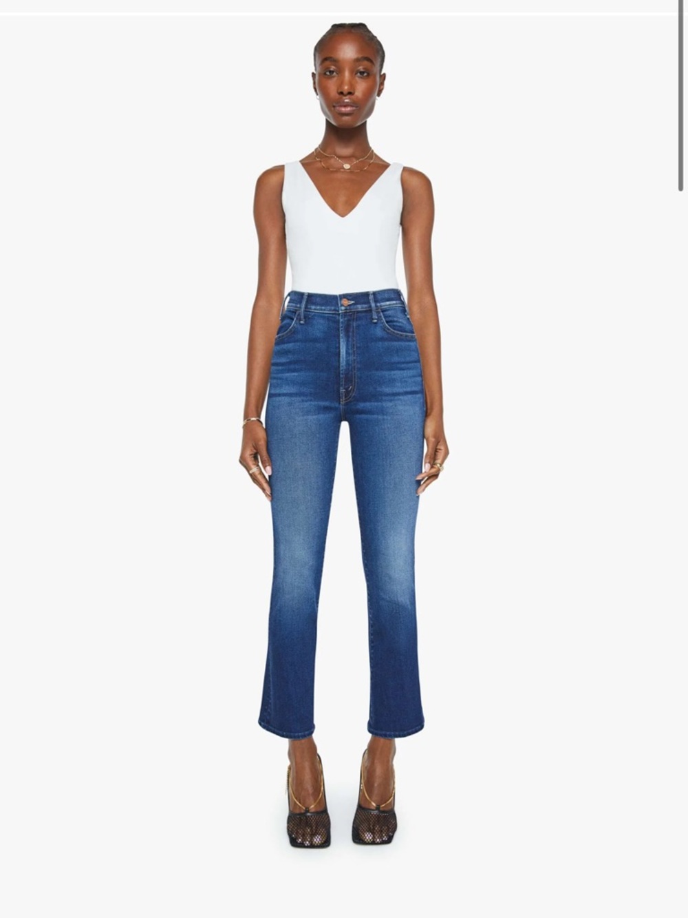 MOTHER NWOT Hustler Ankle Jeans Taking Chances